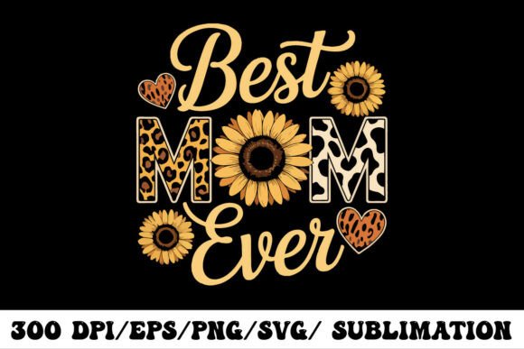 Best Mom Ever Sunflower Leopard Print Review