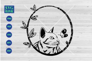 Cat in Frame, Funny Cat Face Svg: A Designer Review