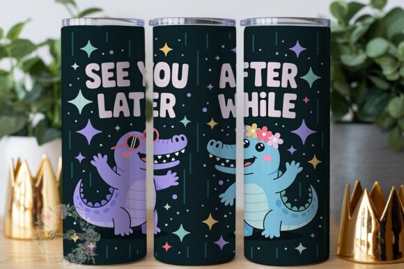 Cute Alligator Quote 20oz Tumbler Wrap Review