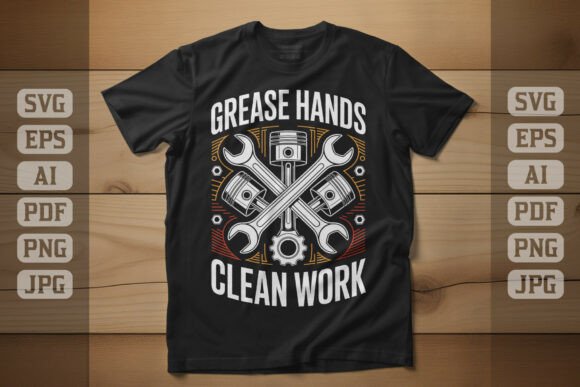 Grease Hands Clean Work Design Review