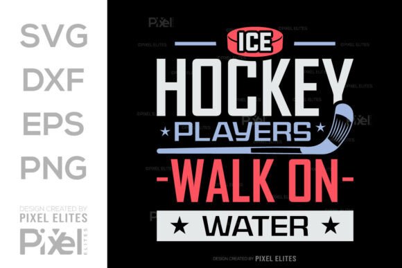 Ice Hockey Players Walk on Water SVG Review