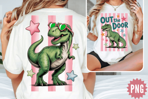 Out the Door Dinosaur PNG Sublimation Review