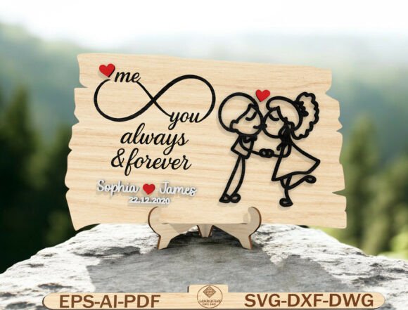 Personalized Couple Sign Laser Cut File Review