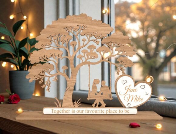 Romantic Wooden Love Tree Sign Svg Review