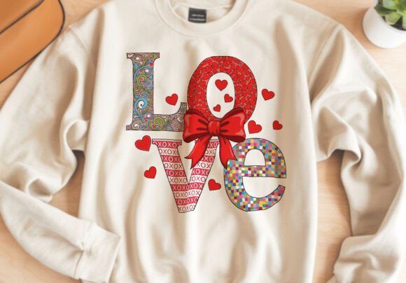 Valentine Love SVG, Love Typography PNG Review
